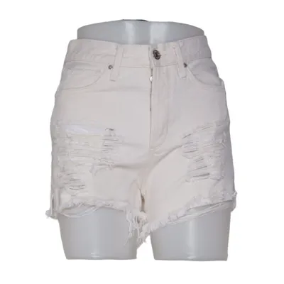 Denim shorts (Wit) van Mango Denim