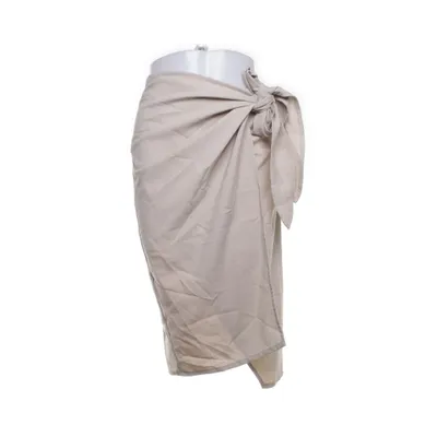 Jupe portefeuille (Beige) de MOTF Coton