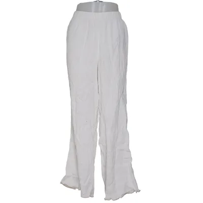 Pantalon patte d'éléphant (Blanc) de Lounge Polyamide, Viscose