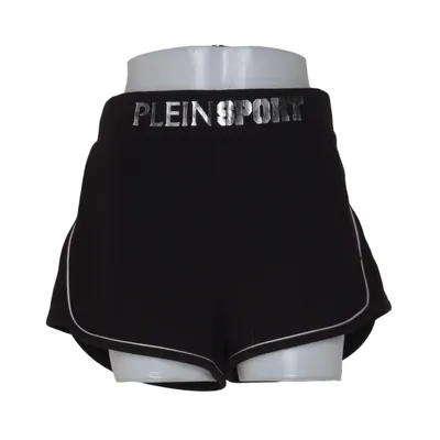 Short de sport (Noir) de Plein Sport Coton, Élasthane, Polyamide