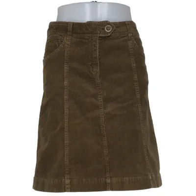 Kjol (Brun) från H&M Bomull, Elastan
