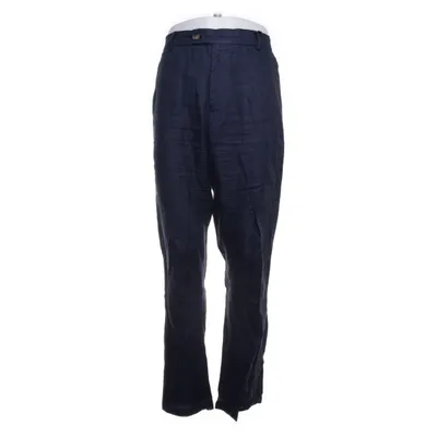 Suit pants (Blue) from John Henric Linen, Cotton, Elastane, Polyester