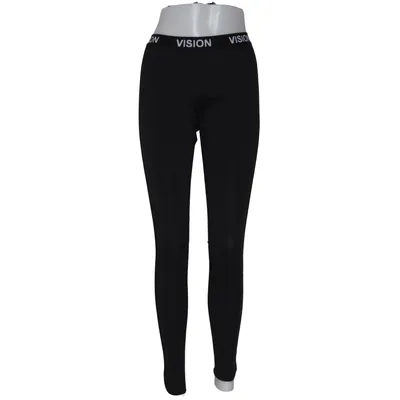 Sportleggings (Zwart) van Vision Street Wear Elastaan, Polyester
