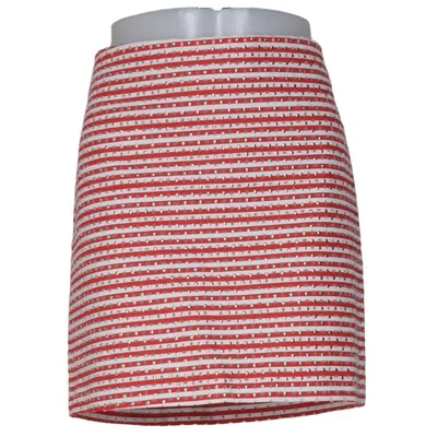Skirt (Red, White) from Jay Ahr Cotton