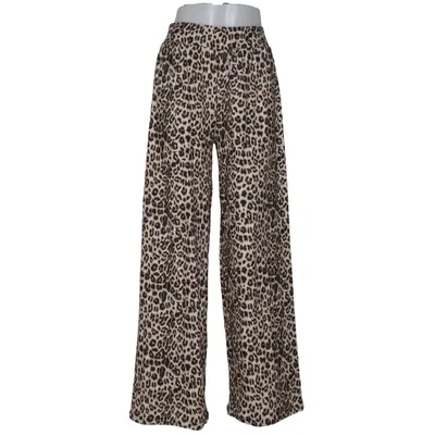 Pantalon patte d'éléphant (Beige, Noir) de The Black Label Collection Lager 157 Élasthane, Viscose
