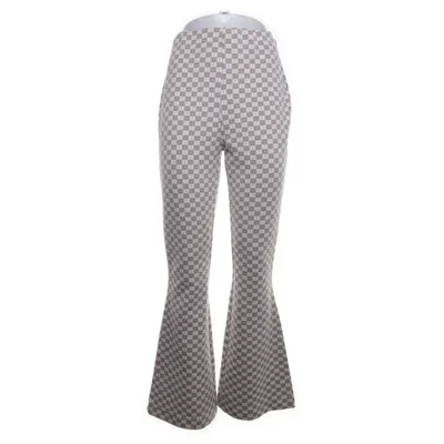 Pants (Beige, White) from Glassons Polyester