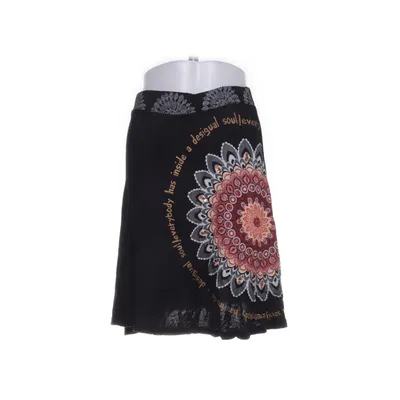 Kjol (Svart, Flerfärgad) från Desigual Viskos