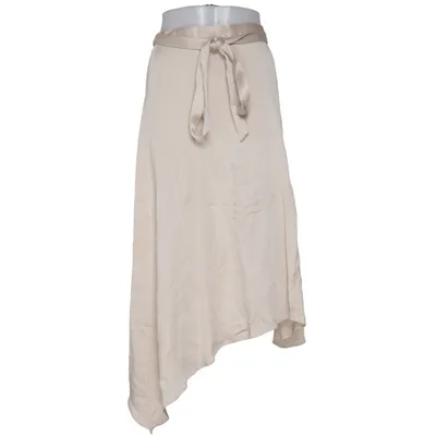 Slå om-nederdel (Beige) fra PBO Acetat, Viscose