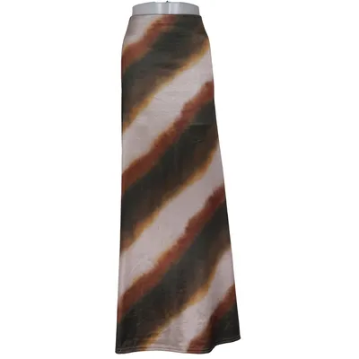 Maxi rok (Bruin, Meerkleurig) van ASOS Design Elastaan, Polyester