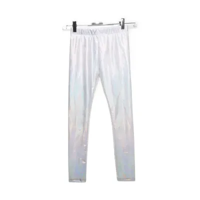 Leggings (Silverfärgad) från Mywear Young Elastan, Polyester