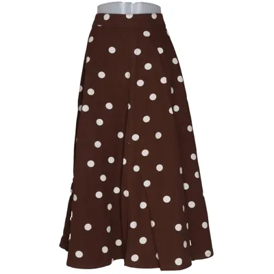 Spijkerrok (Bruin, Wit) van ASOS Design Katoen