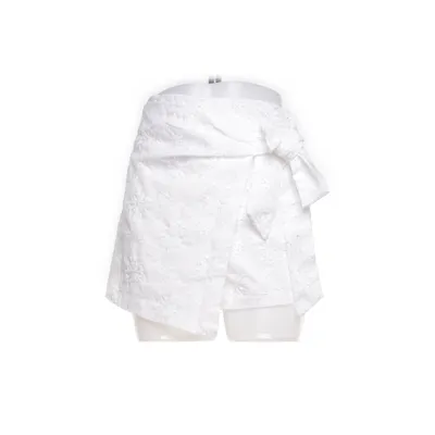 Skort (Vit) från Shein Polyester