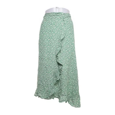Wrap skirt (Green, White) from Boii Viscose
