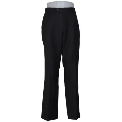 Kostymbyxor (Svart) från Dressmann Premium Collection Polyester, Ull