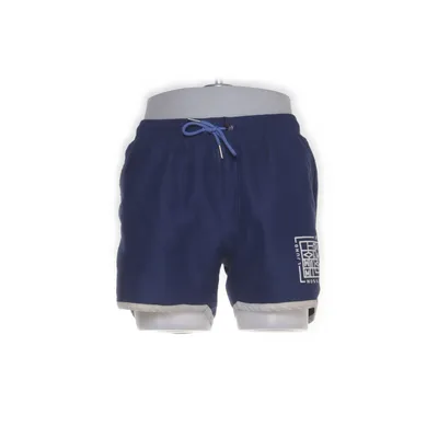 Träningsshorts (Blå, Vit) från Ljung Elastan, Polyester