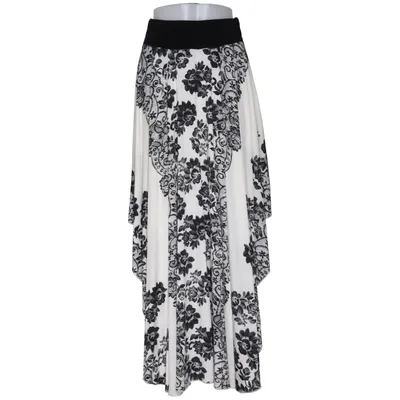 Maxi rok (Zwart, Wit) van Oxygene Elastaan, Polyester