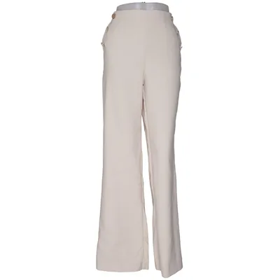 Pantalon patte d'éléphant (Beige) de Vs. Miss Élasthane, Polyester