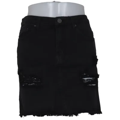 Jupe en jean (Noir) de NLY Jeans Coton