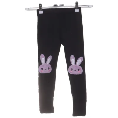 Leggings (Zwart, Lila) van Lindex Kids Katoen, Elastaan, Polyester