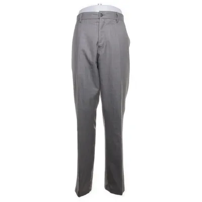 Kostymbyxor (Grå) från Dressmann Polyester, Ull