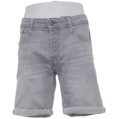 Denim shorts (Grijs) van Jack & Jones Jeans Intelligence Katoen, Elastaan, Polyester
