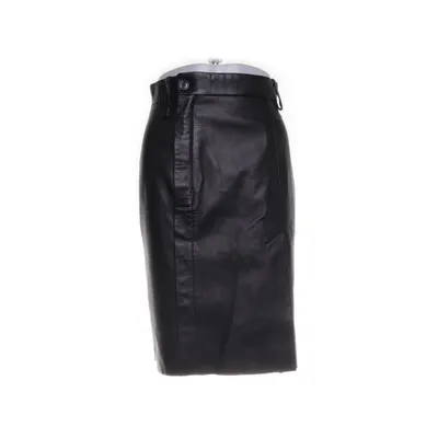 Leather skirt (Black) from Acne Studios Leather, Polyester, Modal, Cotton