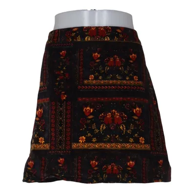 Skirt (Black, Multicolored) from H&M Coachella Cotton, Elastane