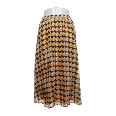 Långkjol (Gul, Flerfärgad) från Minimum Polyester