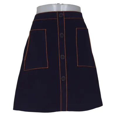 Rok (Blauw) van Sandro Elastaan, Polyamide, Polyester, Viscose