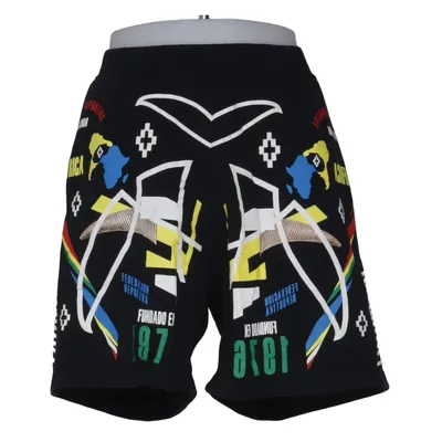 Short de jogging (Noir, Multicolore) de Marcelo Burlon Coton