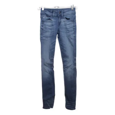 Jeans (Blå) fra Raw Bomuld, Elastan, Polyester, Læder