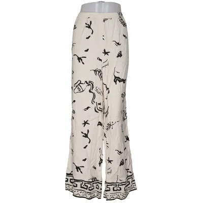 Palazzobyxor (Beige, Svart) från H&M Linne, Viskos
