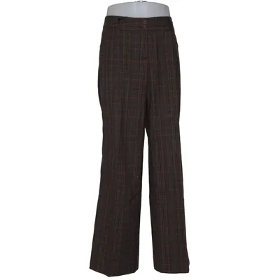 Stoffhose (Braun, Blau, Mehrfarbig) von Fadenmeister Elasthan, Wolle