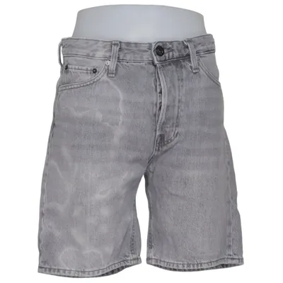 Denim shorts (Grijs) van Jack & Jones Jeans Intelligence Gerecycled katoen