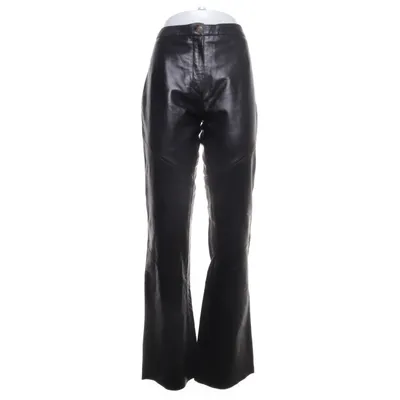 Leren broek (Zwart) Leer