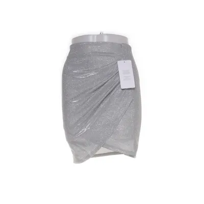 Omlottkjol (Silverfärgad) från L&S Elastan, Metallfiber, Polyester