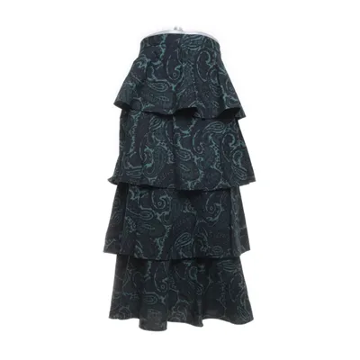 Rok (Zwart, Groen) van Baum Und Pferdgarten Katoen, Elastaan, Polyester