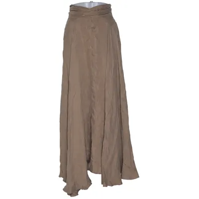 Nederdel (Brun) fra H&M Edition Cupro, Viscose