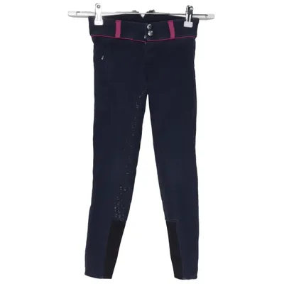 Pantalon d'équitation (Bleu, Rose, Noir) de Horze Coton, Élasthane, Polyester