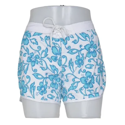 Shorts de bain (Bleu, Blanc) de Yaliishi Polyester