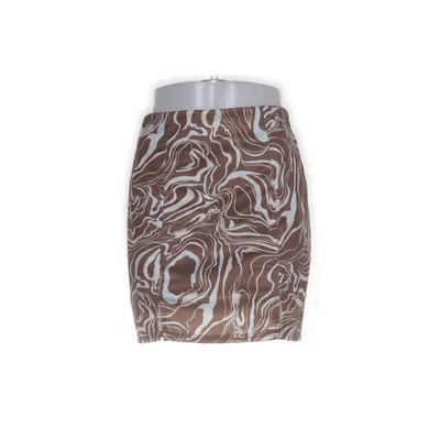 Jupe-short (Marron, Multicolore) de Valleygirl Élasthane, Polyester