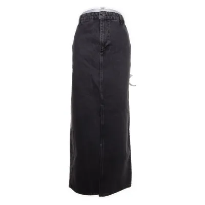 Jeansnederdel (Grå) fra NA-KD Polyester, Bomuld