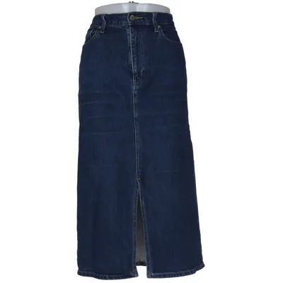 Jupe en jean (Bleu) de Uniqlo Jeans Coton, Élasthane, Polyester
