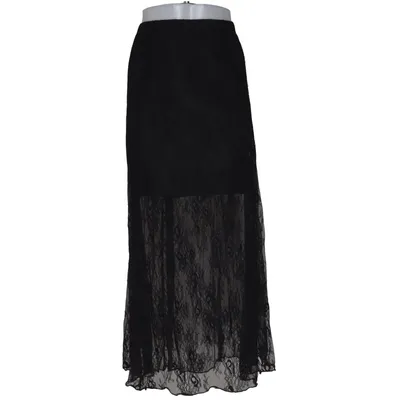 Jupe longue (Noir) de Lindex Polyamide, Polyester