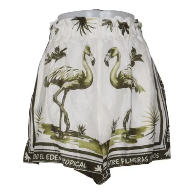 Shorts (White, Green) from H&M Edition Linen