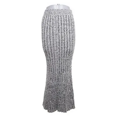 Långkjol (Vit, Svart) från H&M Trend Polyester, Bomull, Polyamid