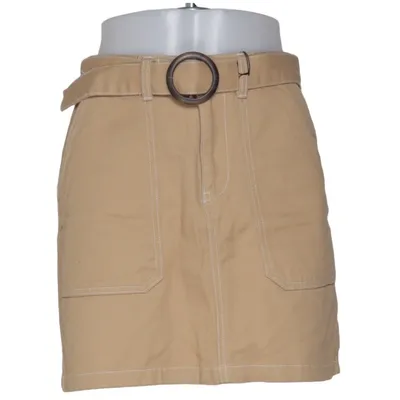 Rock (Beige) von Denim Co Baumwolle