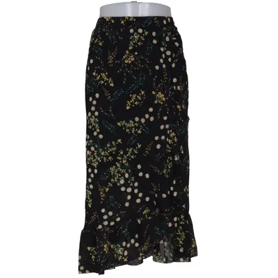 Wrap skirt (Black, Multicolored) from Ichi Polyamide, Polyester