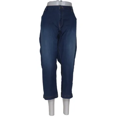 Spijkerbroek (Blauw) van Denim Identity by Zizzi Katoen, Elastaan, Polyester