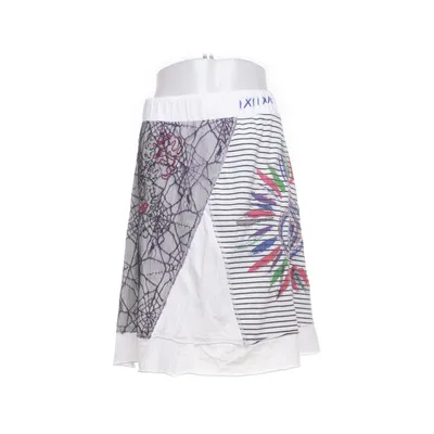 Skirt (White, Multicolored) from Frime Cotton